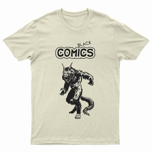 Black ComicsX Iconic Off-White T-Shirt